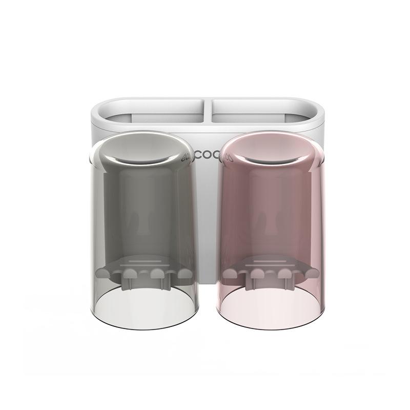 Yikeke Source Factory Toothbrush Cup Holder Wall-Mounted No-Drill Mouthwash Cup Toothpaste Toothbrush Storage Rack pcs