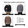 CHOCOOLATEit Men's Faux Two-Piece Casual Sweatshirt