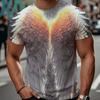 Men's Retro 3D Graphic Print T-Shirt - Perfect for Daily Wear and Vacation