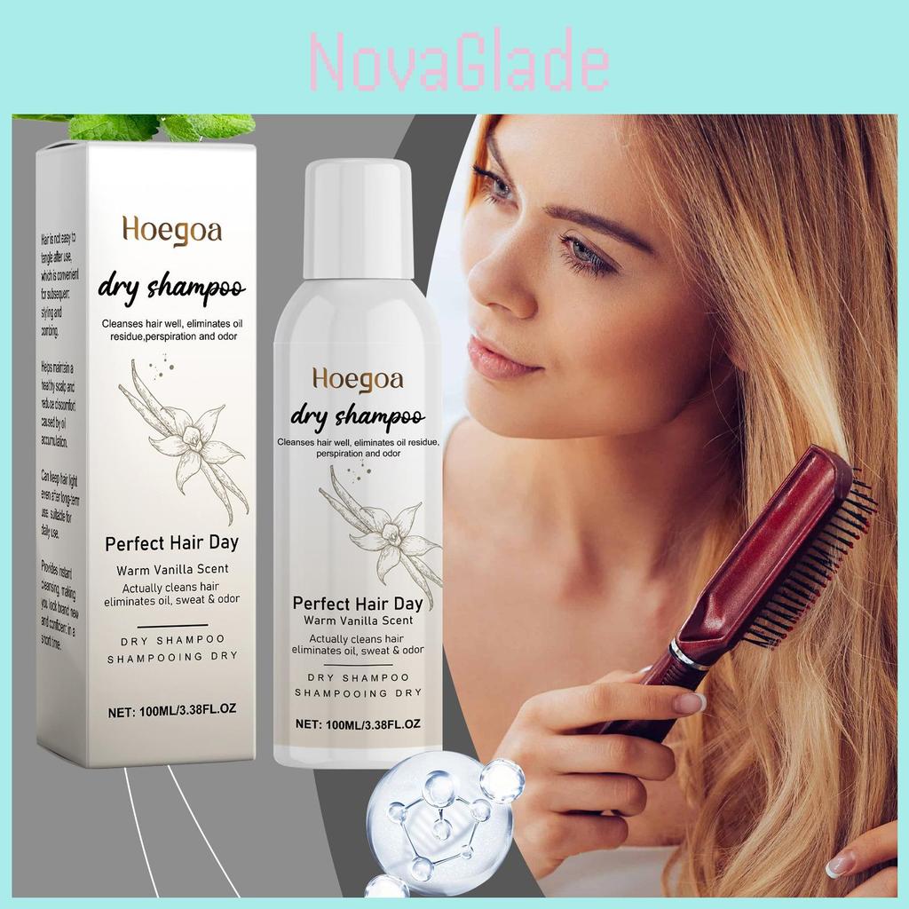 Hoegoa Gentle Herbal Dry Shampoo Spray For Soft And Manageable Hair Care Essentials