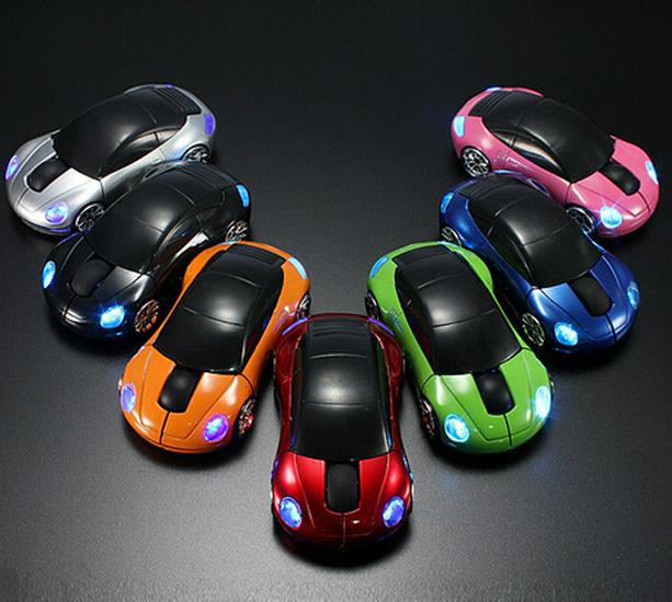 

Бездротова автомобільна миша Porsche Model 2.4G золотий