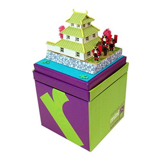 Sankei Artă Miniatură Mini Castel și Armură Artă din Hârtie Fără scară MP05-19