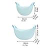 Solid Color Nylon Hobos Bag Nylon Messenger Bag Simple Half Moon Bag  Ladies Purse