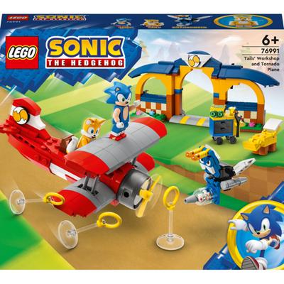 LEGO Sonic Tales' Workplace and Tornado Plane 76991, Mixed Color