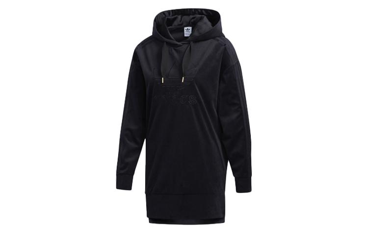 

Adidas Originals Sweatshirts Women s Black Hooded Moderate Regular GV2924 32