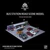 Bus Stop Scene Storage Decor