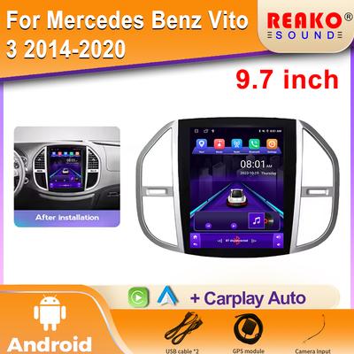 Для Mercedes Benz Vito 3 2014-2020 Відеопрогравач Android Auto Car Radio GPS Навігація WIFI Мультимедіа Стерео Carplay 2din DVD