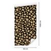 Golden Leather Wallpaper Ochre, Gold and Black for Living Room and Bedroom 50x1000