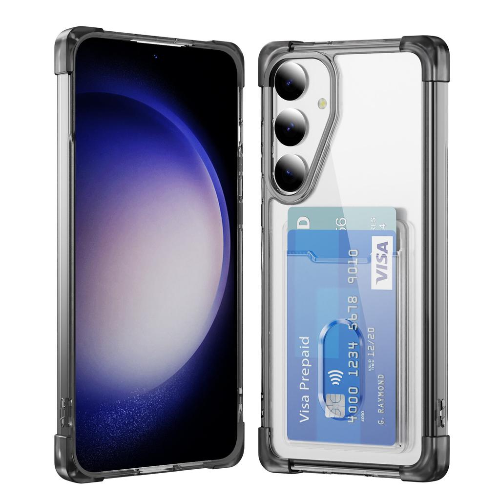 Phone Case for Samsung S23Plus with Four Corner Frosted and Scratch Resistant Design, Suitable for Holding Bank Cards, ID Card Holder, Phone Case
