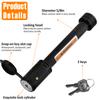Trailer Hitch Lock 5/8 Inch Carbon Steel Towing Hitch Receiver Lock Anti-Theft Waterproof Hitch Receiver Pin Lock Fits 2"