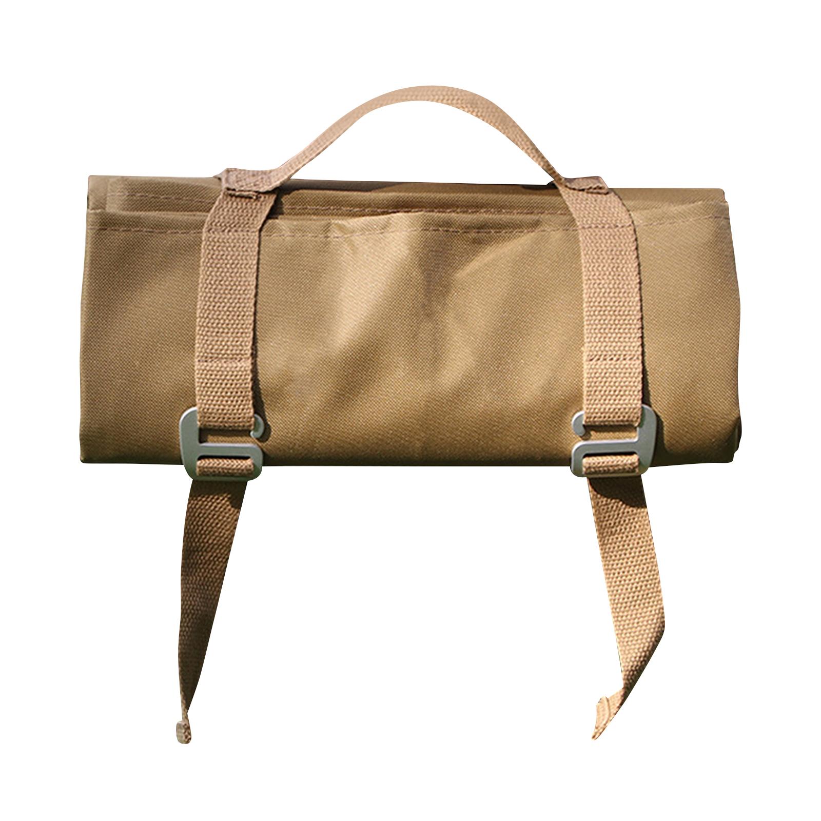 Foldable Thick 600D Oxford Camping Mat Waterproof Camping Tarp Sandproof Camping Tent Carpet Mat for Camping Hiking Backpacking хаки