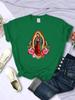 Casual Woman T-Shirts Our Lady Of Guadalupe Print Tee Clothing Street Creativity Tops Fashion Short Sleeve Breathable Streetwear