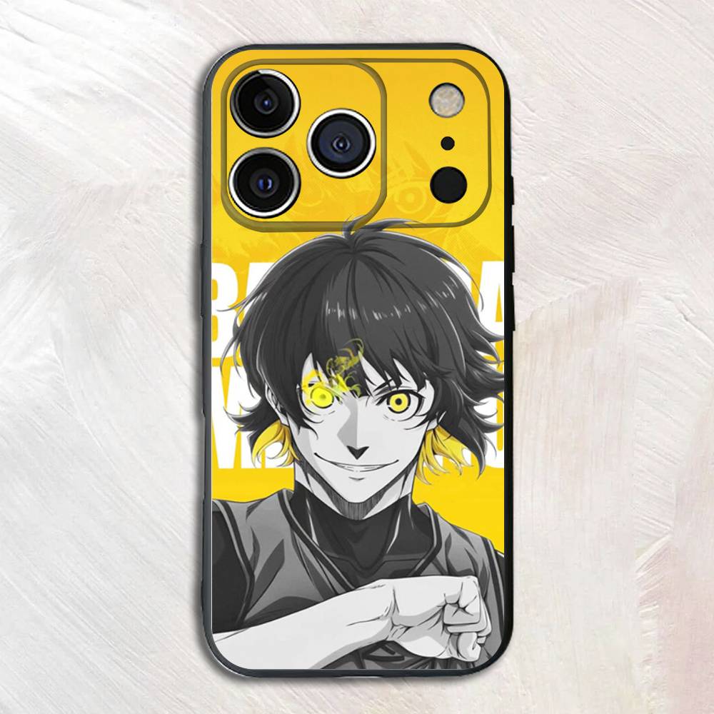 Cute B-Bachira Meguru Silicone Phone Case For iPhone 17,16,15,14,13,12 X XS Plus Pro Max Shockproof Soft Cover