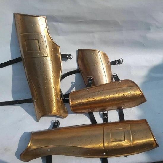 Средневековый Рыцарь Крестоносец Готический Набор Защиты Ног Наручи Доспехов Спартанский Сталь 18 Калибра Защита Предплечий Голени