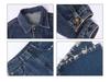 Vintage Washed Denim Jacket - Retro Loose Fit for Autumn/Winter