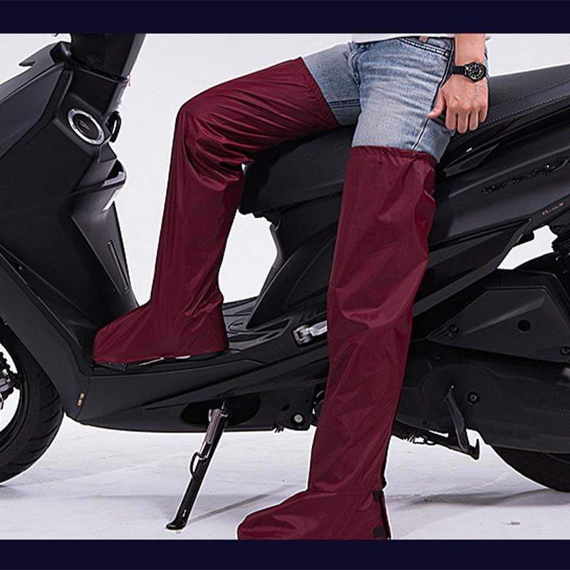 Guêtres Imperméables de Camping Randonnée Pantalons de Pluie Longueur Genou Unisexe Extérieur Moto Équitation Pantalons de Wading Couvre-Jambes Couvre-Chaussures