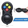 6 Pieces Cam Fidget Pad Controller Relieve Anxiety Handheld Mini Game Remote Controller Fidget Pad Stress Reducer for Adult Relieve Stres