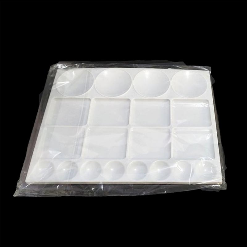 1Pc Ölfarbe Wasser Färbung Palette Für Kinder Kinder Erwachsene Kunst Acryl Zeichnung Tablett Kunststoff Palette Student Schreibwaren
