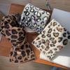 Koreanischer Süßer Leopardendruck Plüschschal für Kinder - Warmer Herbst/Winter Nackenschutz