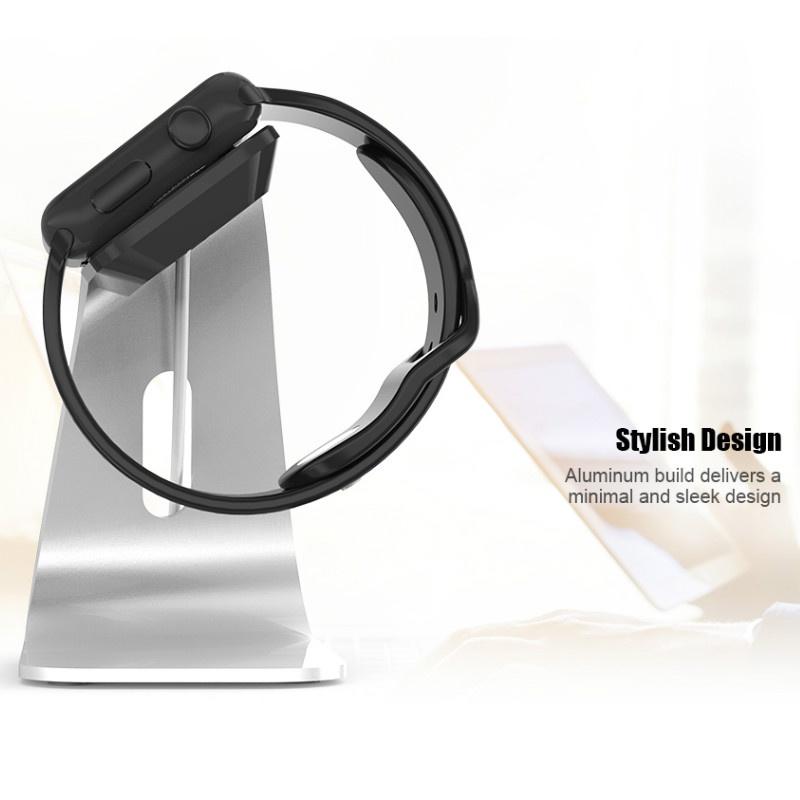 Metal Aluminum Charger Stand Holder for Watch Bracket Charging Cradle Stand for  I Watch Smart Watch Charger Dock Station