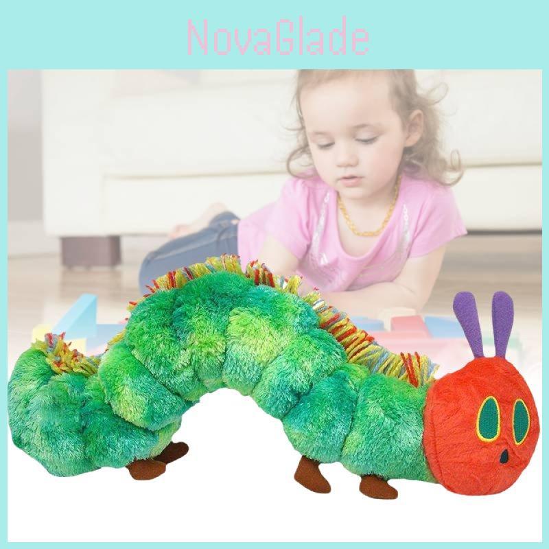 Adorable Colorful Caterpillar Plush Toy For Babies With Soft Neck Pillow For Sleep