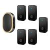 Kajia Si Wireless Self-Powered Doorbell: Long-Range, Battery-Free, Waterproof Smart Home Caller.