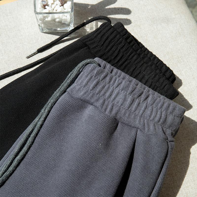 Autumn and Winter Velvet Loose Corset Sweatpants New Autumn Clothing Small Casual Spice Girl Style Women's Pants