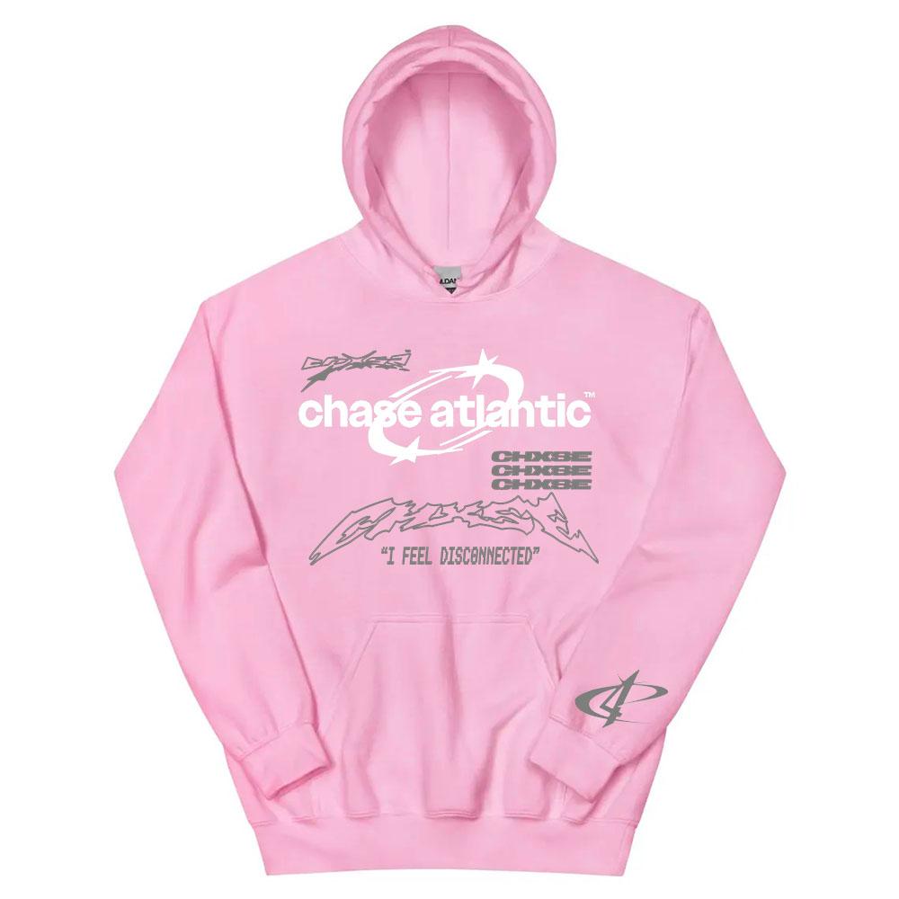 I FEEL DISCONNECTED HOODIE Chase Atlantic Band Grunge Sweatshirt Hip Hop Unisex Streetwear Autumn Fleece Hooded Pullovers Male