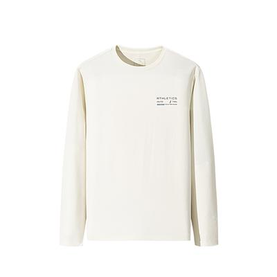 Comfortable Simple Pullover Round Neck Letter Versatile Moisture Wicking Long Sleeve Knit Sweater Men Tops 152547402-1