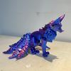 Nine-Tailed 3D Printed Model Simulation Multi-Jointed Animal Figurine Toy Ornament Movable Printed 3D Toy Kids Toy