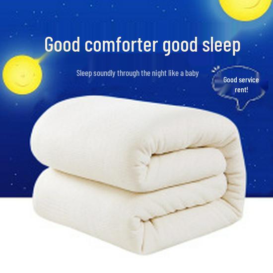 Pure Cotton Soybean Fiber Neck Support Pillow - 60s All-Cotton, Machine Washable, Hotel & Home Use.