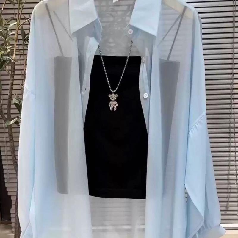 Korean Style Women's Long Sleeve Chiffon Sunscreen Cardigan