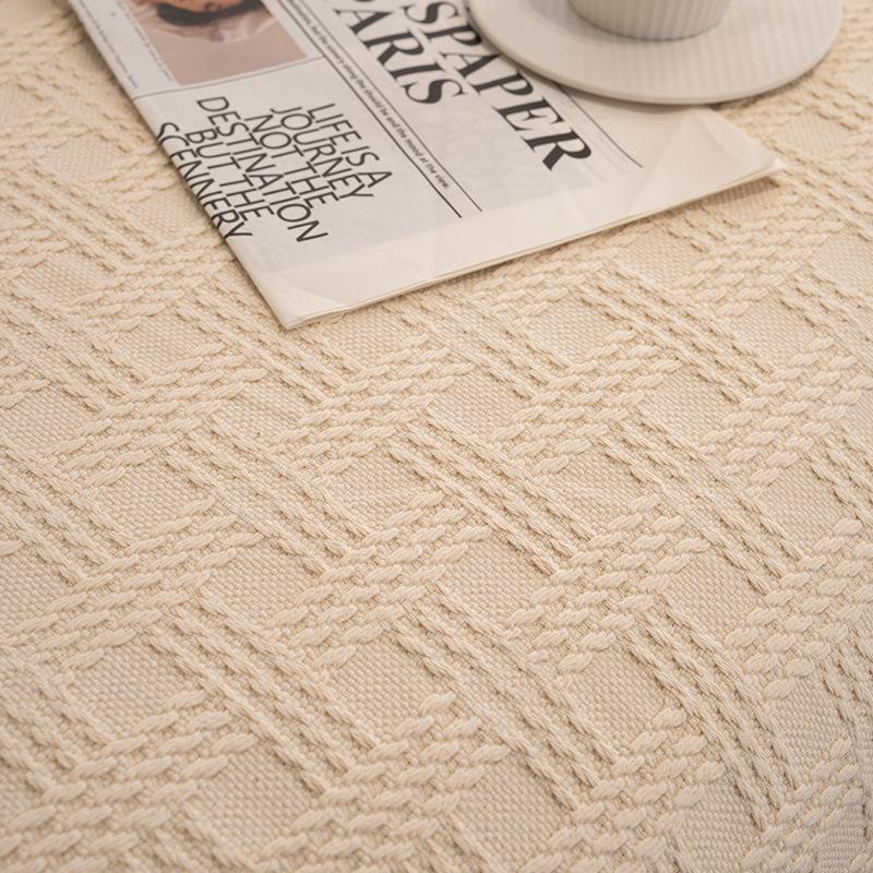 New Cotton And Linen Sofa Cushion Universal In All Seasons Thickened Non-Slip Seat Cushion Solid Color High-End Sofa Cover Cover Cloth