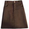 2026 Autumn/Winter Corduroy A-line High Waist Slimming Skirt – Fashionable Hip-hugging Design