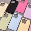 Ins Dopamine Simple Solid Color Suitable for Apple 17promax Mobile Phone Case 16 New Iphone15pro Premium