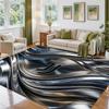 Juventus FC Design Crystal Velvet Rug Soft Decorative Mat for Bedroom Entrance
