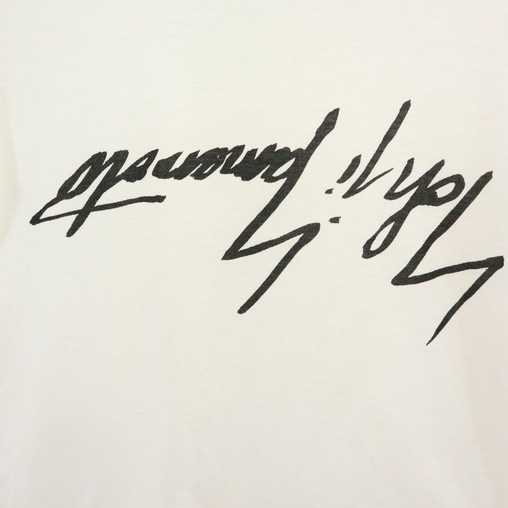 Ground Y Short Sleeve T-shirt 2 White Men's Used