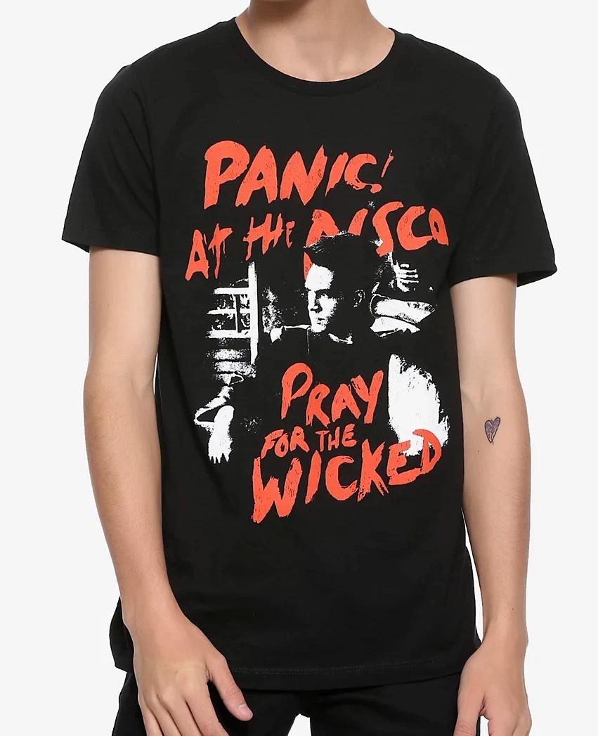 

Panic! At The Disco PRAY FOR THE WICKED 100% Cotton T-shirt Mens Tees Top NEW Licensed & Official 3XL