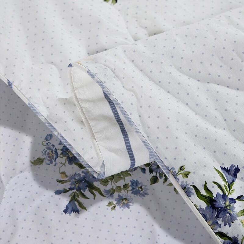 Fuanna Månskensmorgon Blomma Ren Bomull Tussah Silke Sommartäcke