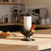 Paper Towel Holder Freestanding Fits Jumbo Rolls Rustic Farmhouse for Kitchen