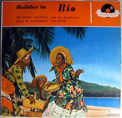 LP Record RICARDO SANTOS - Holiday In Rio LPPM5 POLYDOR Unknown World Music Used