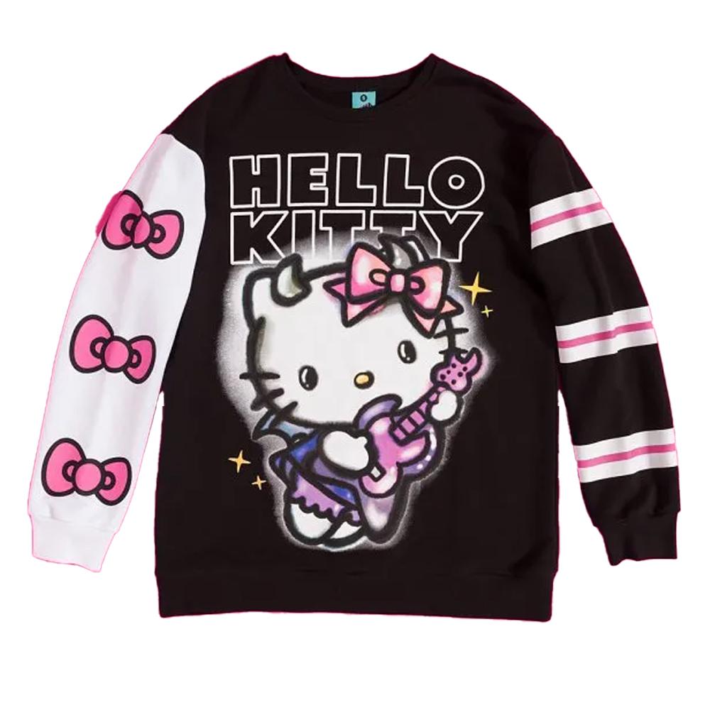 Hello Kitty Unisex Adult Rock Star Sweatshirt