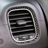 2pcs Carbon Fiber Car Dashboard Side Air Vent Cover For Dodge Charger 2015-