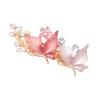 Flower Hairpin Women'S Back Of The Head Zinc Alloy Diamond Paint Hollow Butterfly Spring Clip Autumn And Winter Hairpin Hair Accessories