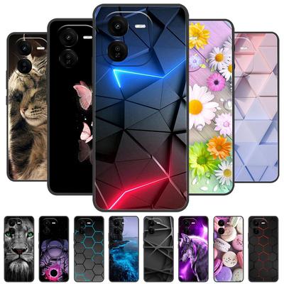VIVO IQOOZ9X IQOO Z9 Turbo Z9X Z9Turbo 5G İçin Lüks Boyalı Telefon Silikon Arka Kapak IQOO Z9X Kılıfları Koruyucu Kabuk Capas