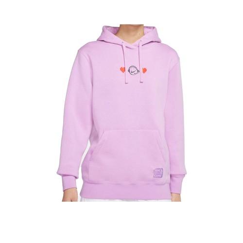 Nike Women s Sports Casual Knit Pullover Hoodie in Pink M розовый