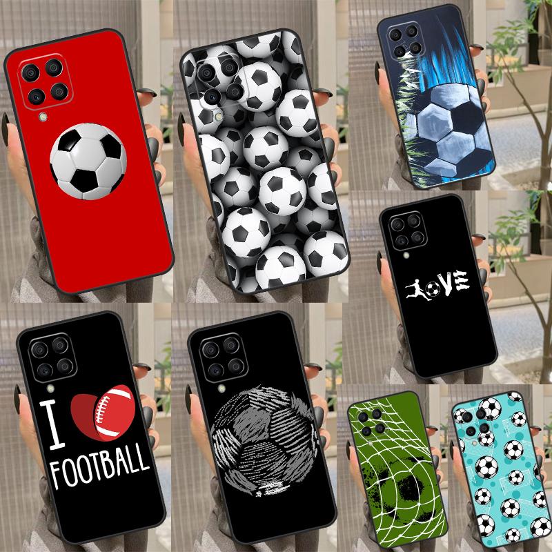 Football Soccer Ball Funda For Samsung Galaxy M51 M31S M52 M32 M23 M33 M53 M54 M34 M14 M12 M13 M20 Phone Case