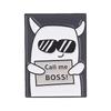 Xiaomi Call Me Boss Little Devil Enamel Pin Cool Devil Wearing Sunglasses Brooch Clothes Lapel Badge Fun Jewelry Gift for Office Worker