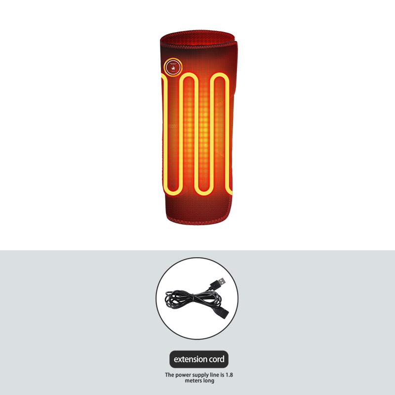 Full Wrap Electric Heating Leg Massager Adjustable Tightness Calf Muscle Thermotherapy Pain Relief Boosts Blood Circulation