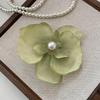 2024  Butterfly Orchid Flower Hair Clip Girl Hairpin Seaside Vacation Headwear Hair Accessories Side Clip Hair